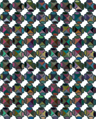 Kusursuz Vektör Deseni. Geometrik Süsleme Biçiminde Arkaplan DokusuName.