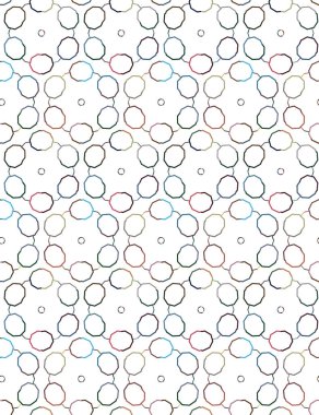 Geometrik süslemeli vektör deseni. Kusursuz tasarım dokusu.