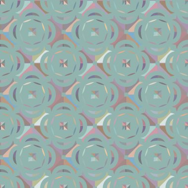 Geometrik süslemeli vektör deseni. Kusursuz tasarım dokusu.