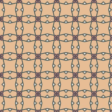 Geometrik süslemeli vektör deseni. Kusursuz tasarım dokusu.