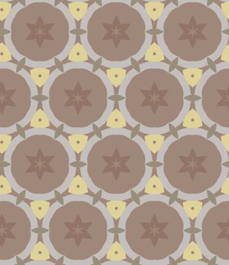 Kusursuz Vektör Deseni. Geometrik Süsleme Biçiminde Arkaplan DokusuName.