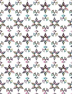 Geometrik süs tarzında soyut arkaplan dokusu. Kusursuz tasarım.