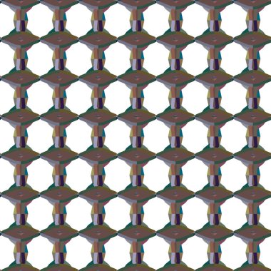 geometrik süsleme biçiminde kusursuz vektör deseni