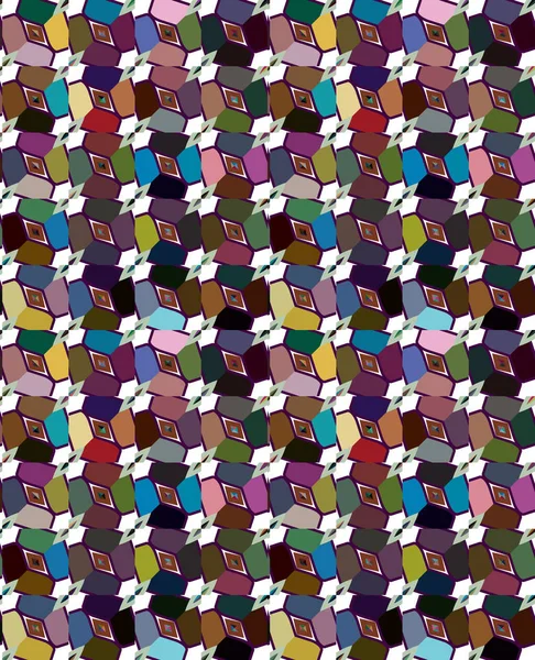 Naadloze Geometrische Sier Vector Patroon Abstracte Achtergrond — Stockvector