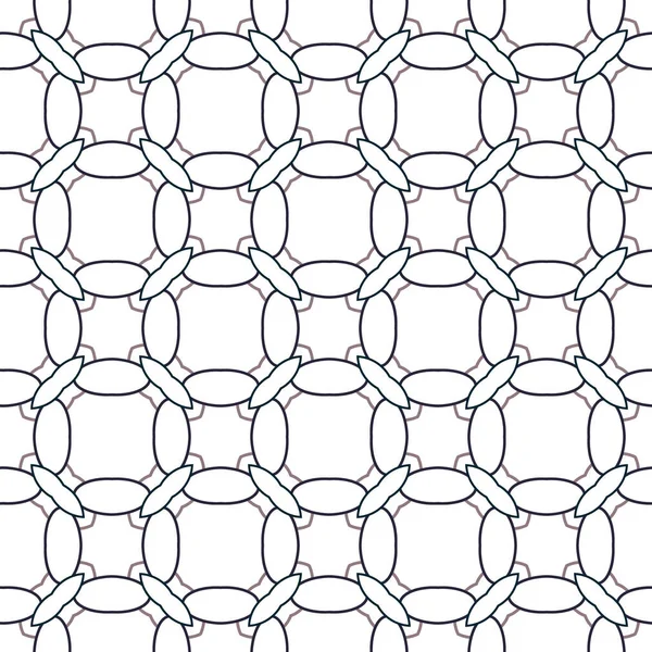 Бесшовный Векторный Узор Геометрическом Орнаментальном Стиле — стоковый вектор