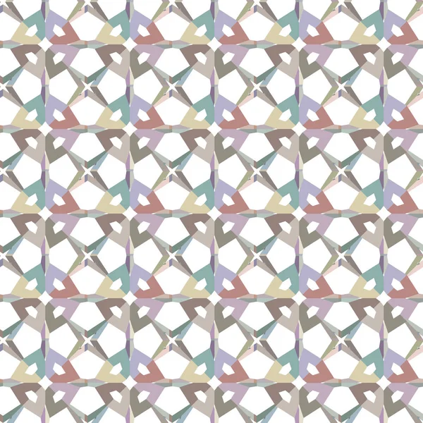 Geometrisches Ornamentales Vektormuster Nahtlose Design Textur — Stockvektor