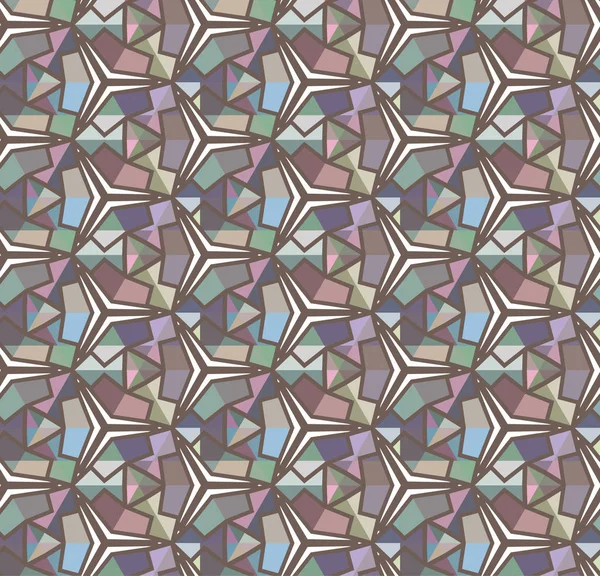 Patrón Vector Ornamental Geométrico Sin Costuras Fondo Abstracto — Vector de stock