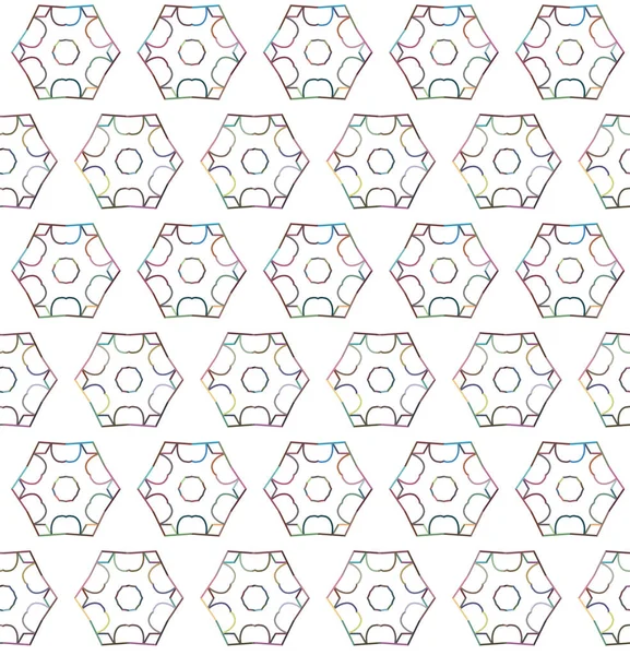 Patrón Vectorial Ornamental Geométrico Textura Diseño Sin Costuras — Vector de stock