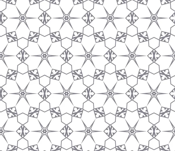 Geometrisches Ornamentales Vektormuster Nahtlose Design Textur — Stockvektor