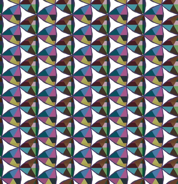 Patrón Vector Ornamental Geométrico Sin Costuras Fondo Abstracto — Archivo Imágenes Vectoriales