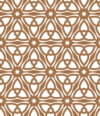 Geometrik süslemeli vektör deseni. Kusursuz tasarım dokusu.