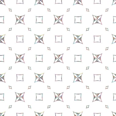 Geometrik süslemeli vektör deseni. Kusursuz tasarım dokusu.