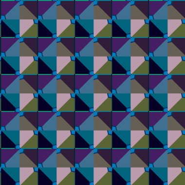 Geometrik süslemeli vektör deseni. Kusursuz tasarım dokusu.