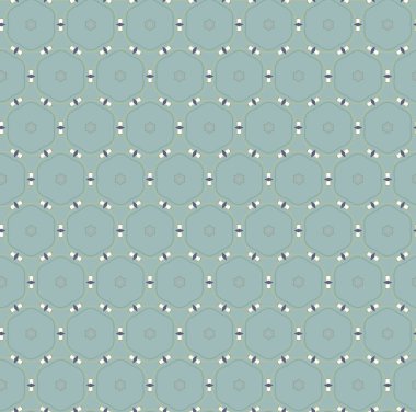 Geometrik süslemeli vektör deseni. Kusursuz tasarım dokusu.