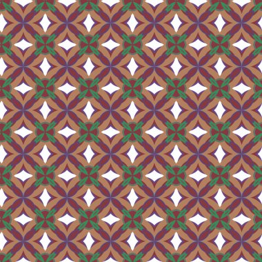 Geometrik süslemeli vektör deseni. Kusursuz tasarım dokusu.