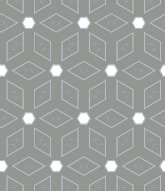 Geometrik süslemeli vektör deseni. Kusursuz tasarım dokusu.