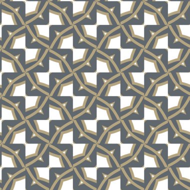 Dikişsiz geometrik süs vektör deseni. Soyut arka plan