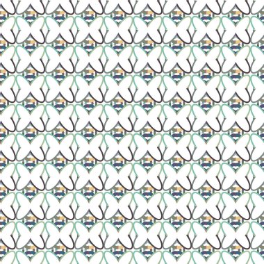 Kusursuz Vektör Deseni. Geometrik Süsleme Biçiminde Arkaplan DokusuName.