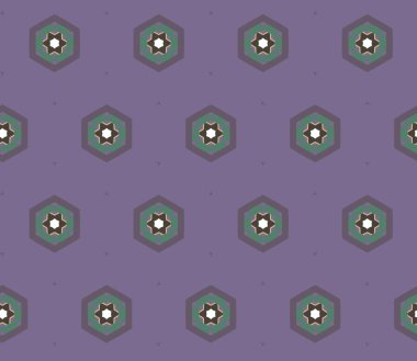 Dikişsiz geometrik süs vektör deseni. Soyut arka plan