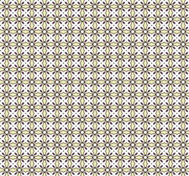 Dikişsiz geometrik süs vektör deseni. Soyut arka plan