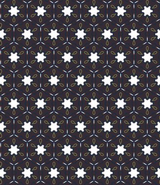 geometrik süsleme biçiminde kusursuz vektör deseni