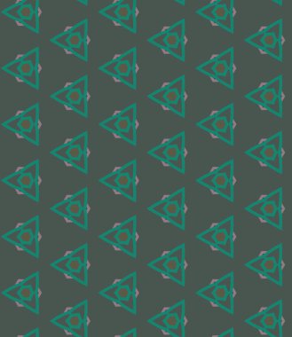 Dikişsiz geometrik süs vektör deseni. Soyut arka plan