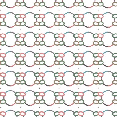 geometrik süsleme biçiminde kusursuz vektör deseni