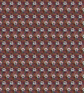 Geometrik süslemeli vektör deseni. Kusursuz tasarım dokusu.