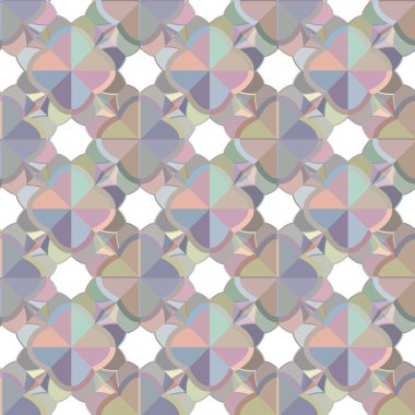 geometrik süsleme biçiminde kusursuz vektör deseni