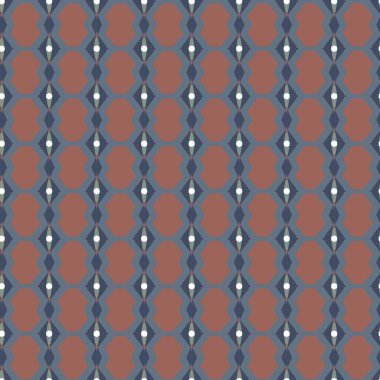 geometrik süsleme biçiminde kusursuz vektör deseni