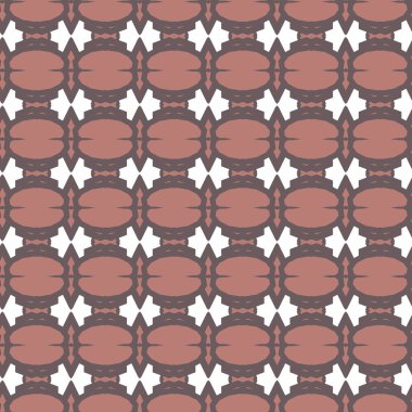 Geometrik süslemeli vektör deseni. Kusursuz tasarım dokusu.