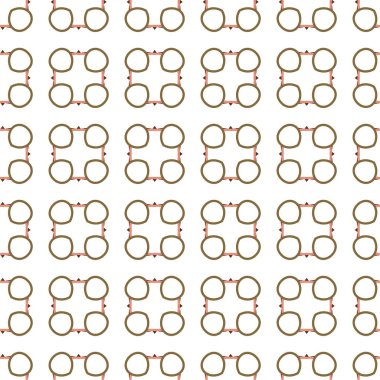 geometrik süsleme biçiminde kusursuz vektör deseni