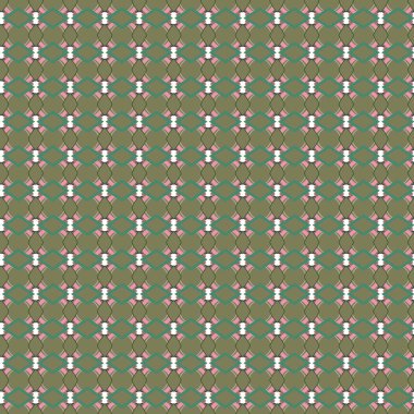 Geometrik süslemeli vektör deseni. Kusursuz tasarım dokusu.