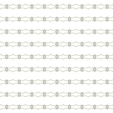 geometrik süsleme biçiminde kusursuz vektör deseni