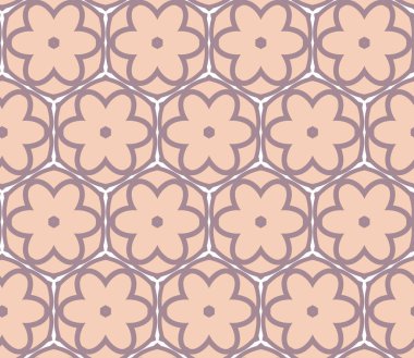 geometrik süsleme biçiminde kusursuz vektör deseni