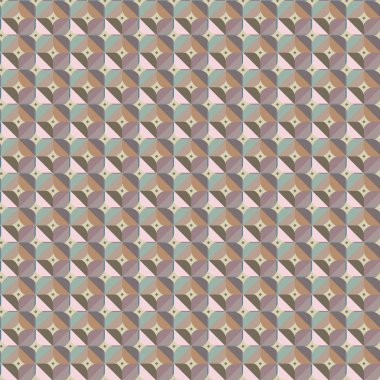 geometrik süsleme biçiminde kusursuz vektör deseni