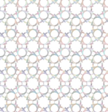 geometrik süsleme biçiminde kusursuz vektör deseni