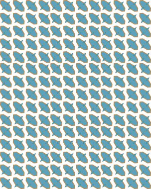 Geometrik süslemeli vektör deseni. Kusursuz tasarım dokusu.