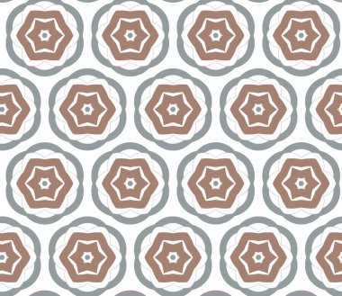 Geometrik süslemeli vektör deseni. Kusursuz tasarım dokusu.
