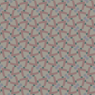 Geometrik süslemeli vektör deseni. Kusursuz tasarım dokusu.