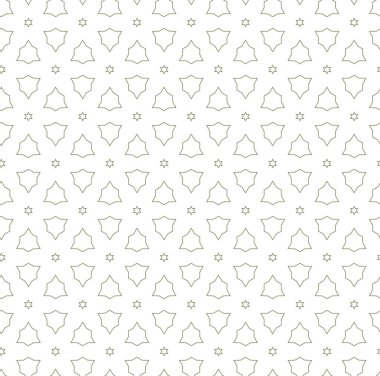 Geometrik süslemeli vektör deseni. Kusursuz tasarım dokusu.