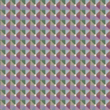 Geometrik süslemeli vektör deseni. Kusursuz tasarım dokusu.