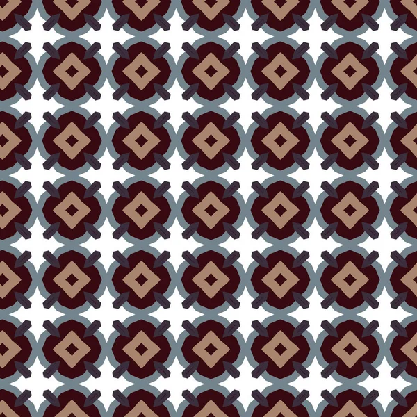 Geometrisches Ornamentales Vektormuster Nahtlose Design Textur — Stockvektor