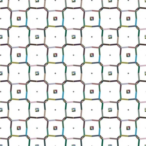 Geometrik Süsleme Biçiminde Kusursuz Vektör Deseni — Stok Vektör