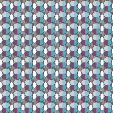 geometrik süsleme biçiminde kusursuz vektör deseni