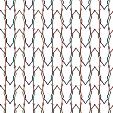 Dikişsiz geometrik süs vektör deseni. Soyut arka plan