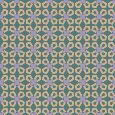 Dikişsiz geometrik süs vektör deseni. Soyut arka plan