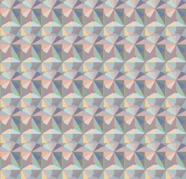 geometrik süsleme biçiminde kusursuz vektör deseni
