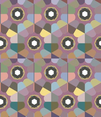 Geometrik süs tarzında soyut arkaplan dokusu. Kusursuz tasarım.