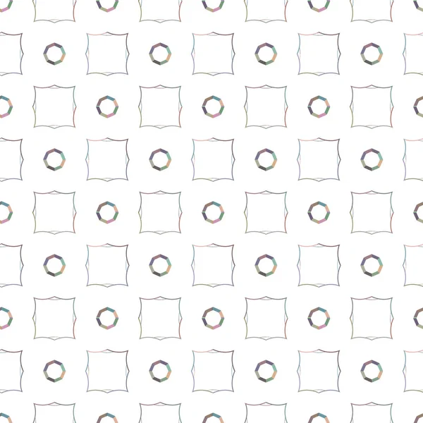 Χωρίς Ραφή Διανυσματικό Μοτίβο Γεωμετρικό Διακοσμητικό Στυλ — Διανυσματικό Αρχείο